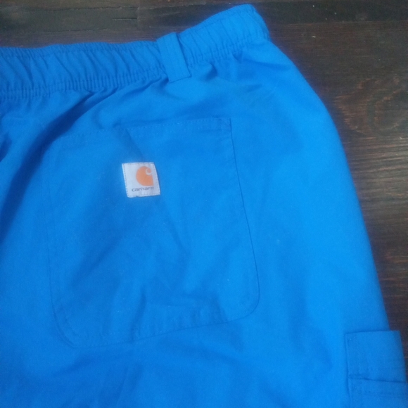 Blue Carhartt Force Rugged Flex 3XL Short Force Modern Fit Cargo Straight Leg - Picture 9 of 11